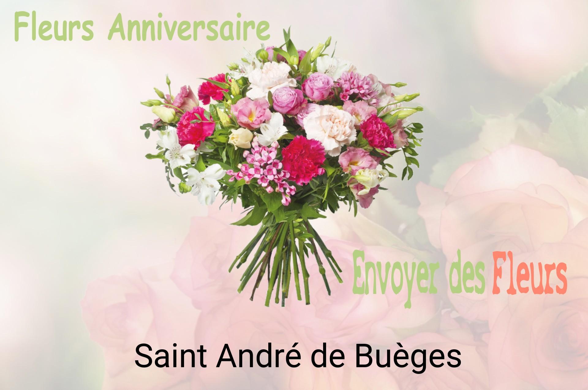 Bouquet de fleurs d’anniversaire livré à Saint-André-de-Buèges